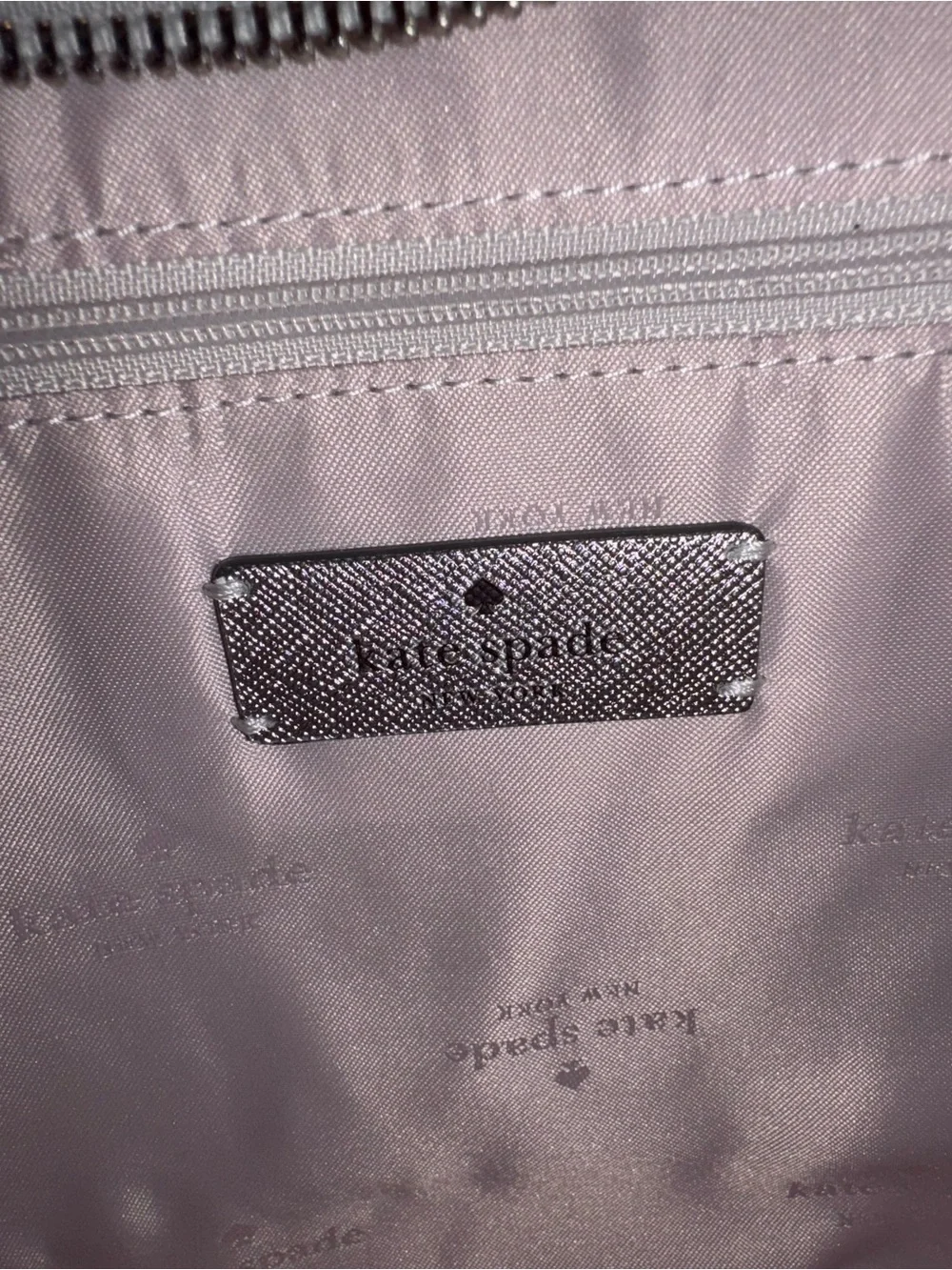 NWT Kate Spade Glimmer Satchel/Crossbody in Lunar Light Silver-Glitter